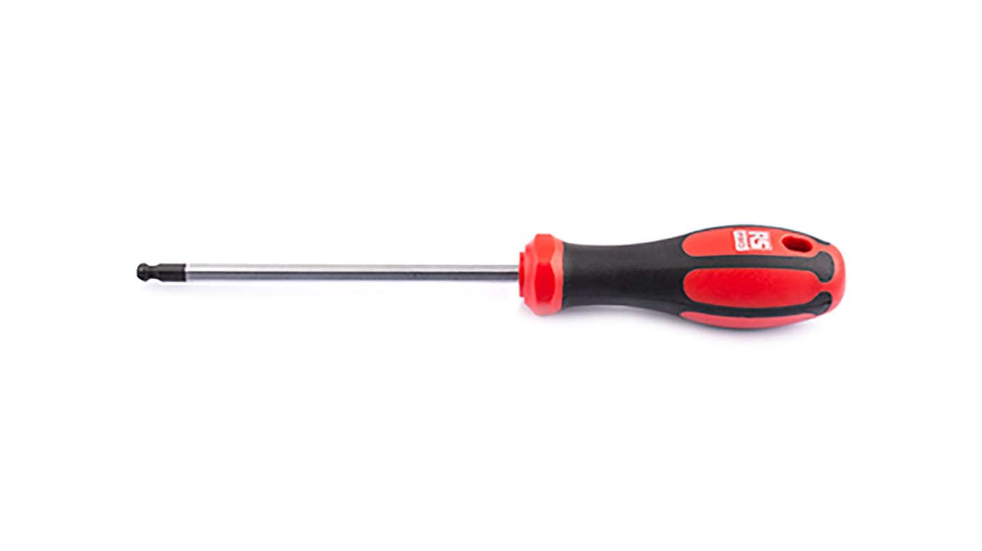 RS PRO Ball End Hexagon  Screwdriver, 8 mm Tip, 150 mm Blade, 270 mm Overall