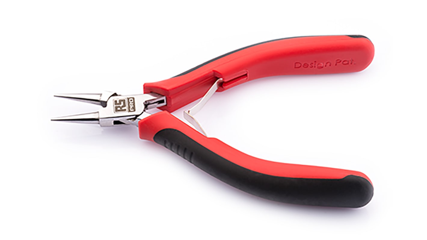 RS PRO Electronics Pliers, Round Nose Pliers, 130 mm Overall, 22mm Jaw