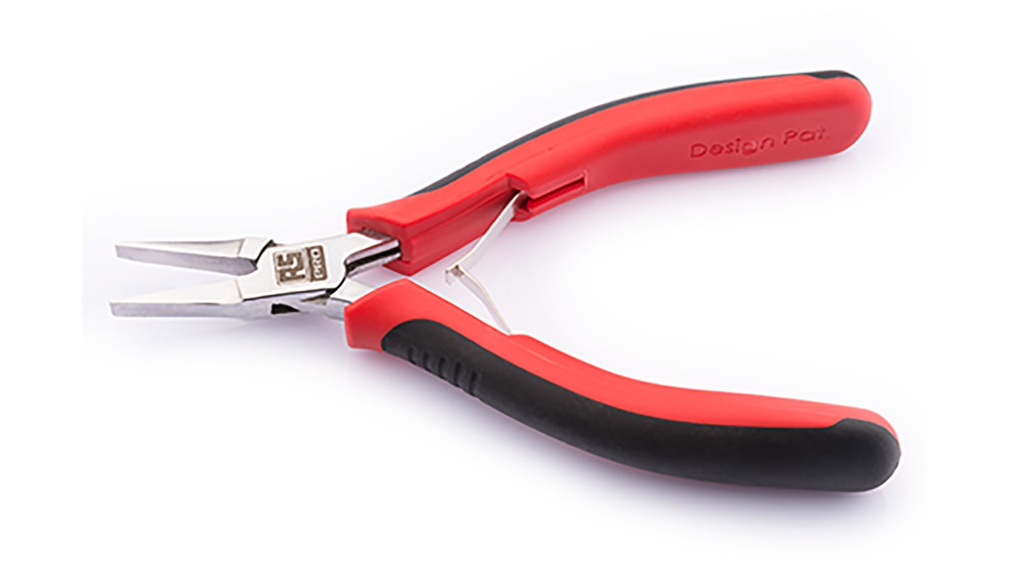 RS PRO Elektroniktang, Spidstang med runde kæber, Kæbelængde: 24mm, L: 130 mm