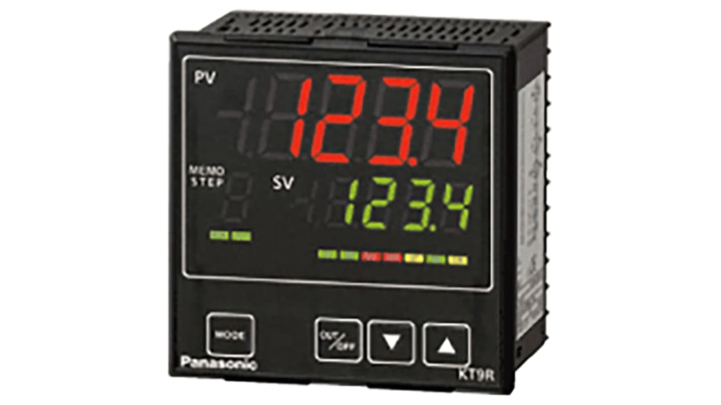 Rs-Online Termoregolatori PID Panasonic AKT9R 100 → 240 V c.a. 96 x 406mm 1 uscita Relè