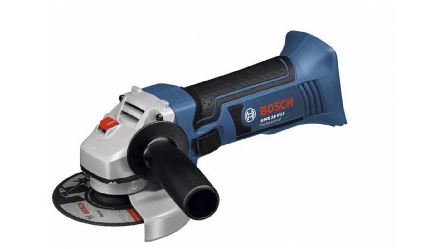 Bosch GWS 18V-LI 115mm Cordless Angle Grinder, UK Plug