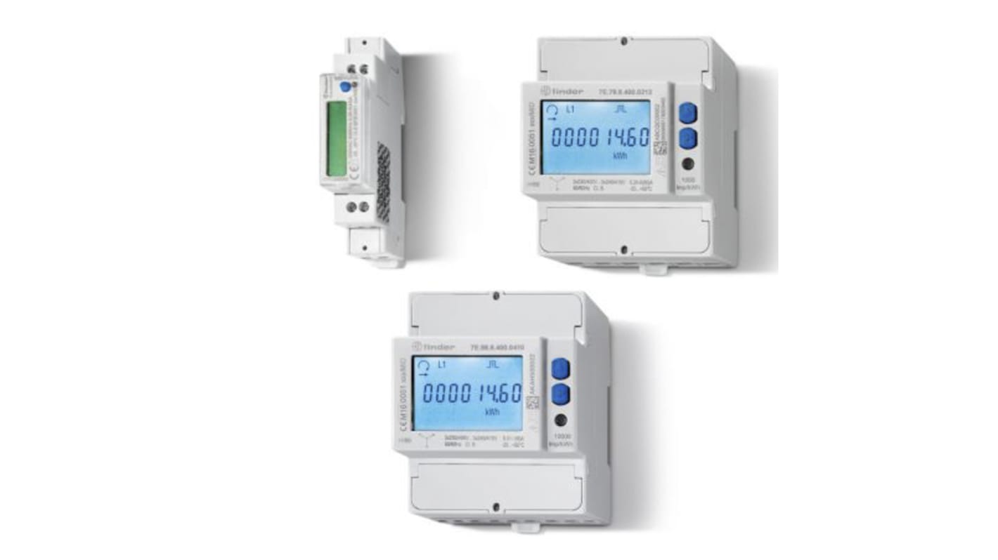 Finder 3 Phase LCD Energy Meter