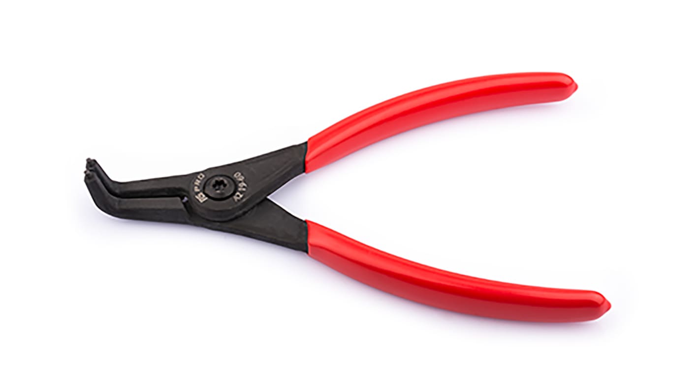 RS PRO Circlip Pliers, 180 mm Overall, Bent Tip