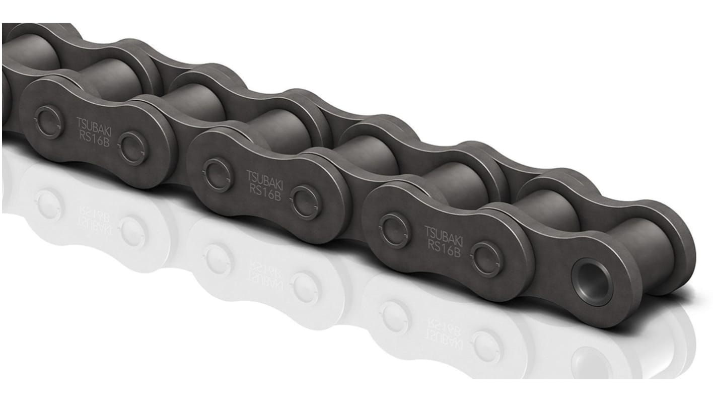 Tsubaki 16B-1 Simplex Roller Chain, 5m, BS GT4 Winner, ISO 606 (DIN 8187)