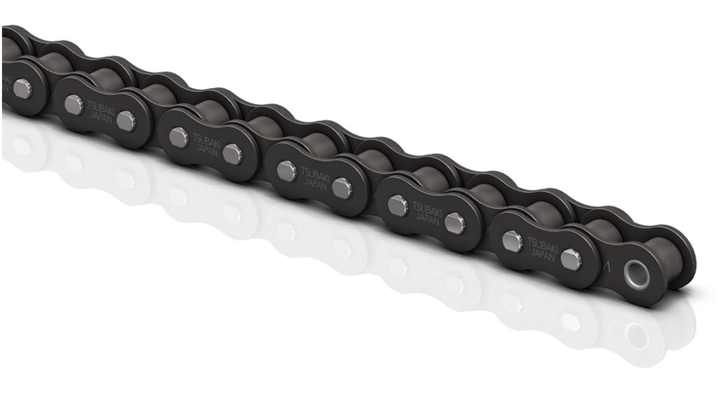 Tsubaki 10B-1 Simplex Roller Chain, 5m, LAMBDA, ISO 606 (DIN 8187)