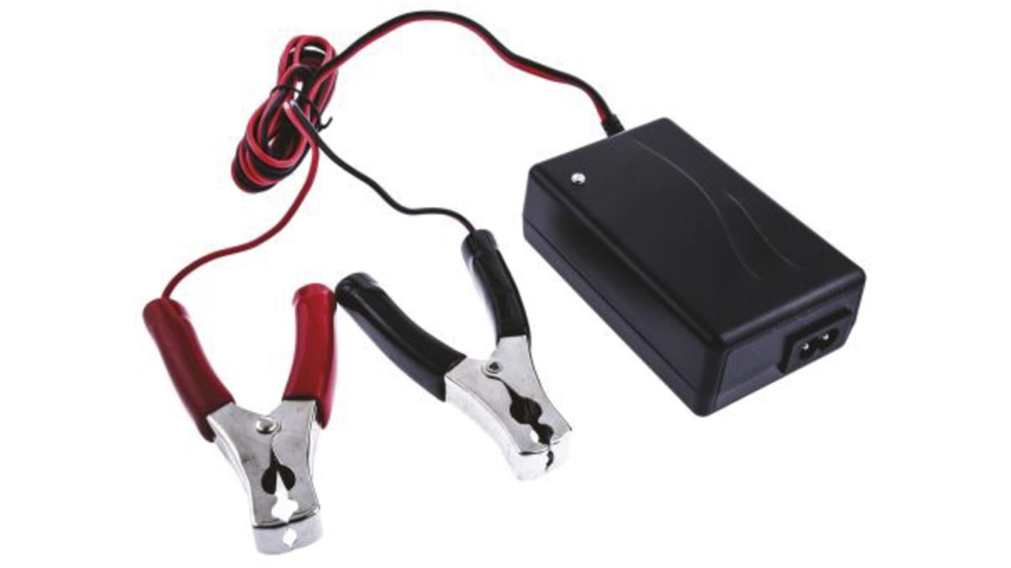 Mascot 2541 Battery Charger For Lead Acid 12V 2.2A with AC plug, Batteries Included