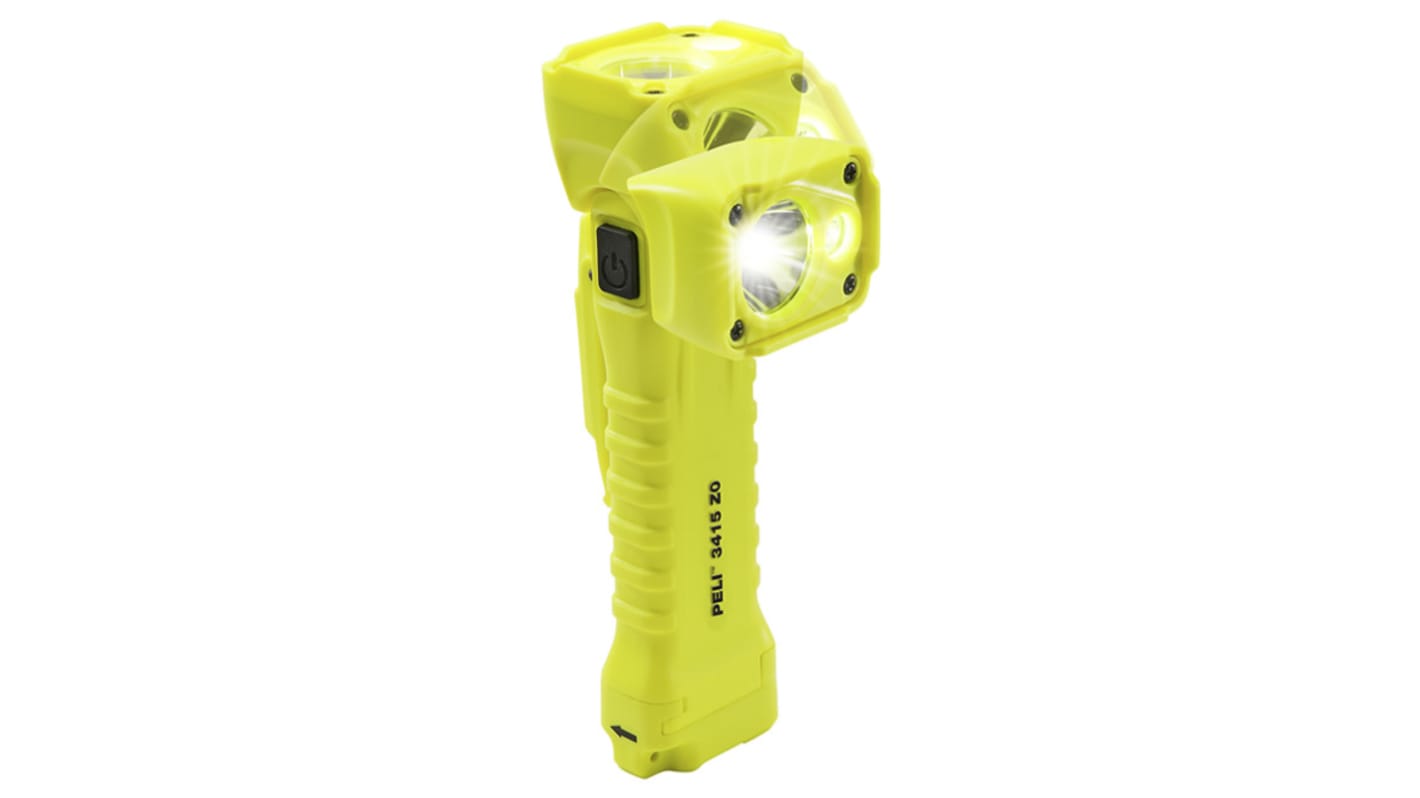 Lampe torche Peli LED non rechargeable, Jaune, 174 lm, 329 lm, IPX8