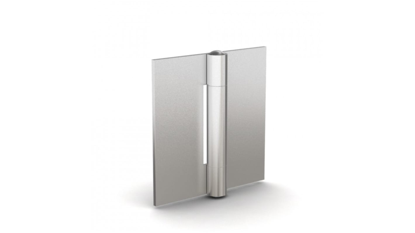 Pinet Stainless Steel Butt Hinge, Rivet Fixing, 100mm x 100mm x 2.5mm