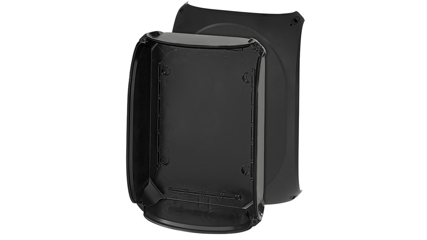 Scatola di derivazione HENSEL, Policarbonato Nero, 255 x 122 x 355mm, IP66, IP67
