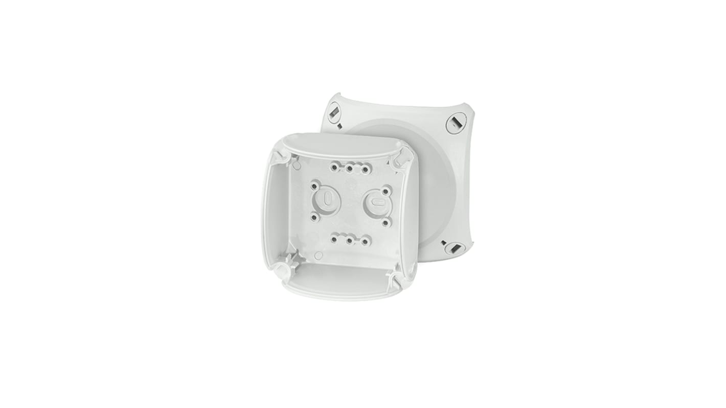 HENSEL Grey Polycarbonate Junction Box, IP66, IP67, 93 x 93 x 62mm