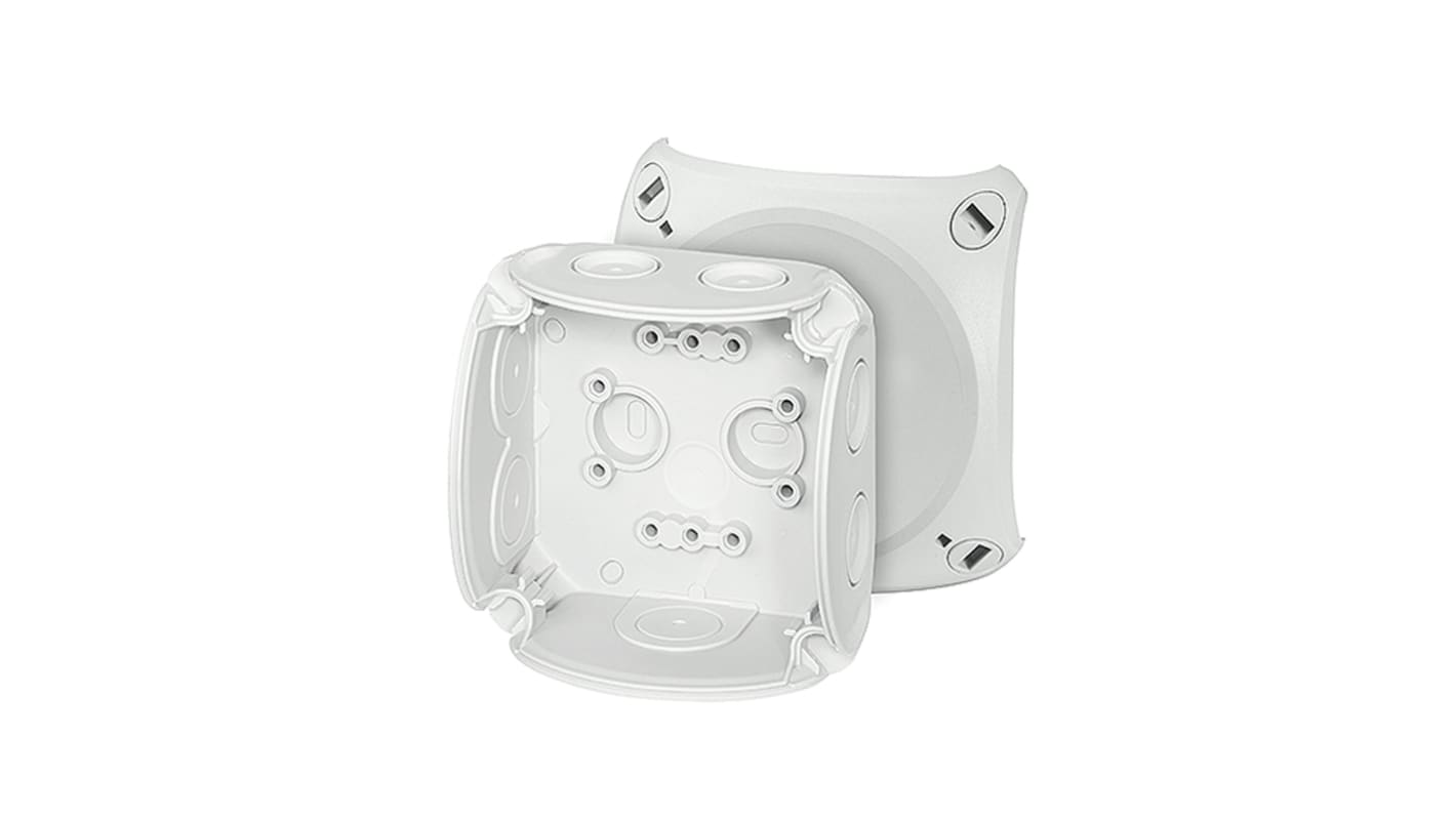 HENSEL Grey Polypropylene Junction Box, IP66, 93 x 93 x 62mm