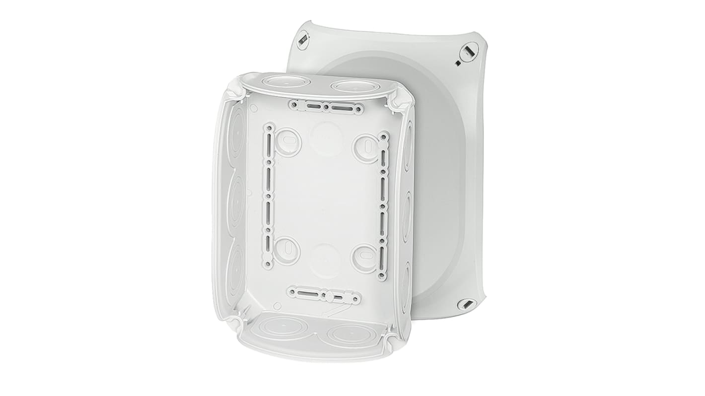 HENSEL Grey Polypropylene Junction Box, IP66, 130 x 77 x 180mm