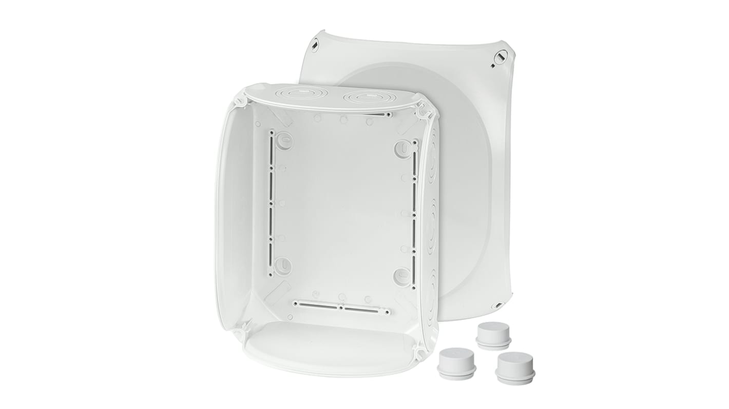 HENSEL Grey Polycarbonate Junction Box, IP55, IP66, 205 x 112 x 255mm