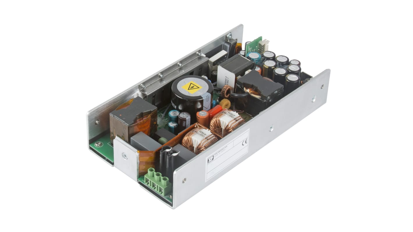 XP Power Switching Power Supply, CMP250PS48, 48V dc, 5.2 A, 10.4 A, 250 (Convection) W, 500 (Peak) W, 1 Output, 80