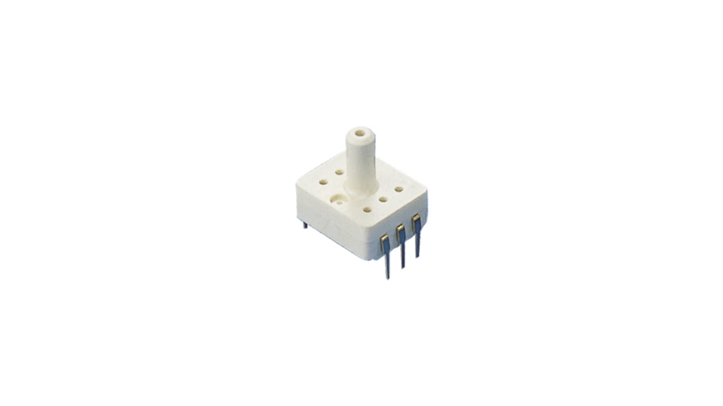 Copal Electronics Pressure Transducer, 1471kPa Operating Max, Through-Hole Mount, 6-Pin, 1961kPa Overload Max, Dual in