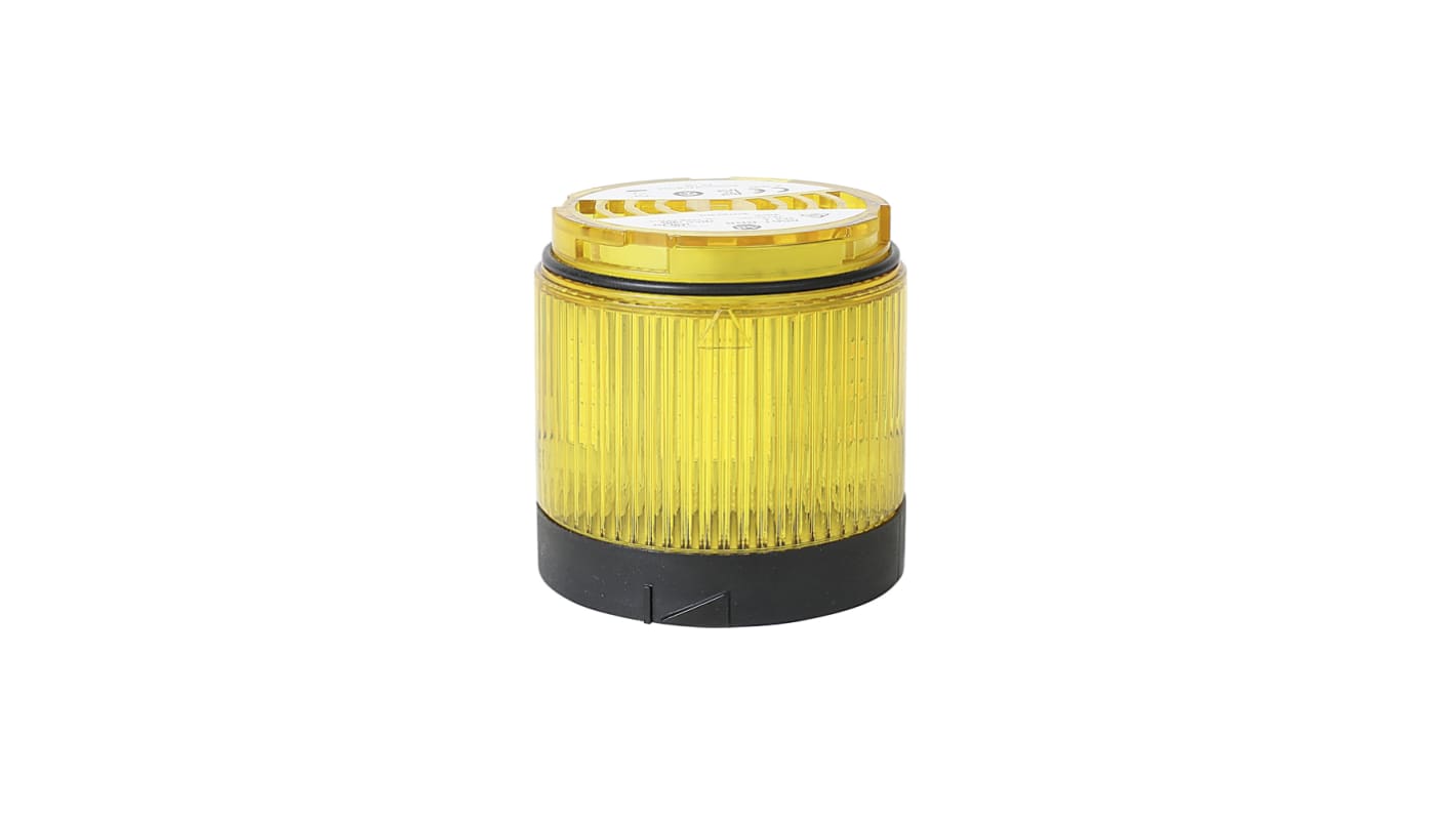 Allen Bradley 856T Series Yellow Steady Effect Beacon Tower, 24 V ac/dc, LED Bulb, AC, DC, IP66, IP67