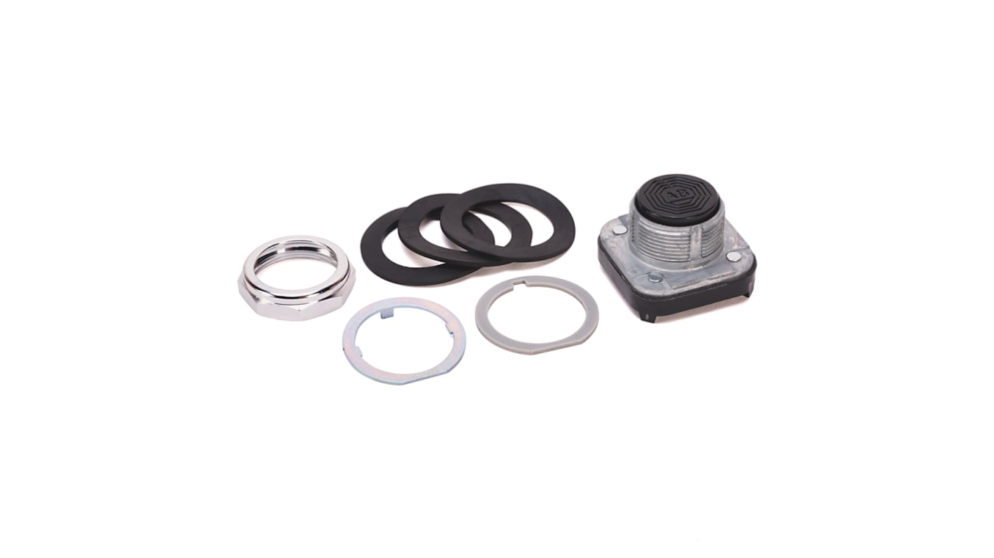 Allen Bradley 800T Series Black Momentary Push Button Head, 30mm Cutout, IP65