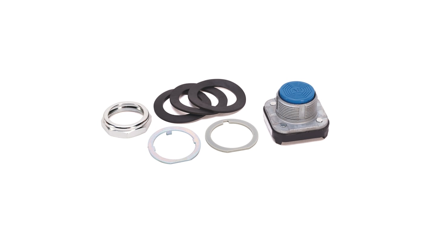 Allen Bradley 800T Series Blue Momentary Push Button Head, 30mm Cutout, IP65
