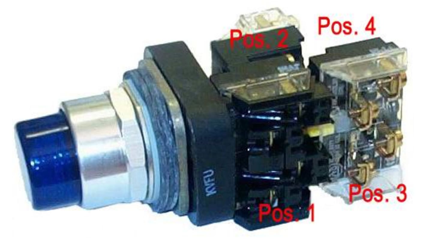 Allen Bradley 800T Series Illuminated Push Button, 30mm Cutout, SPST
