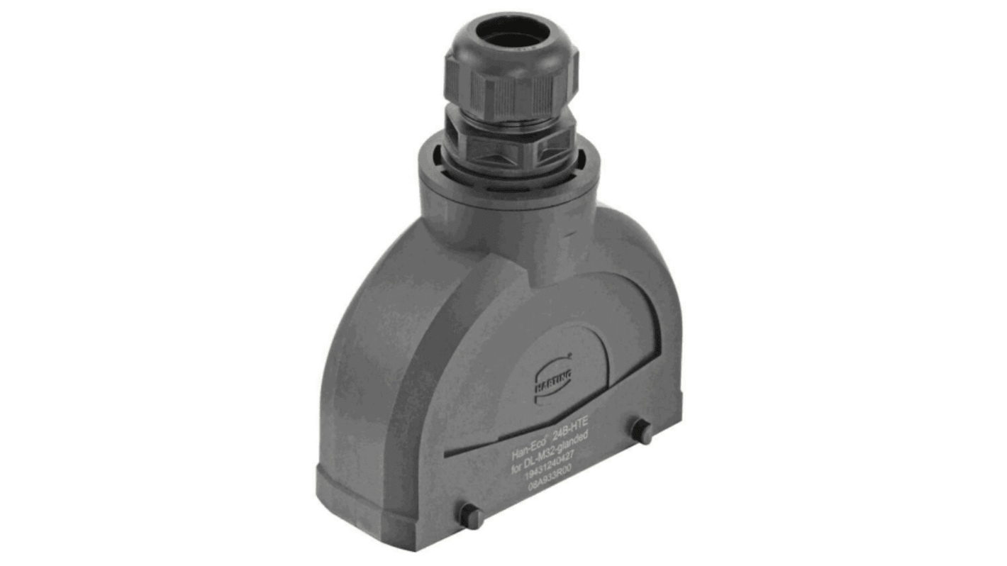 HARTING Han-Eco B Series Heavy Duty Power Connector Hood, M32 Thread, Top Entry Han-Eco Range