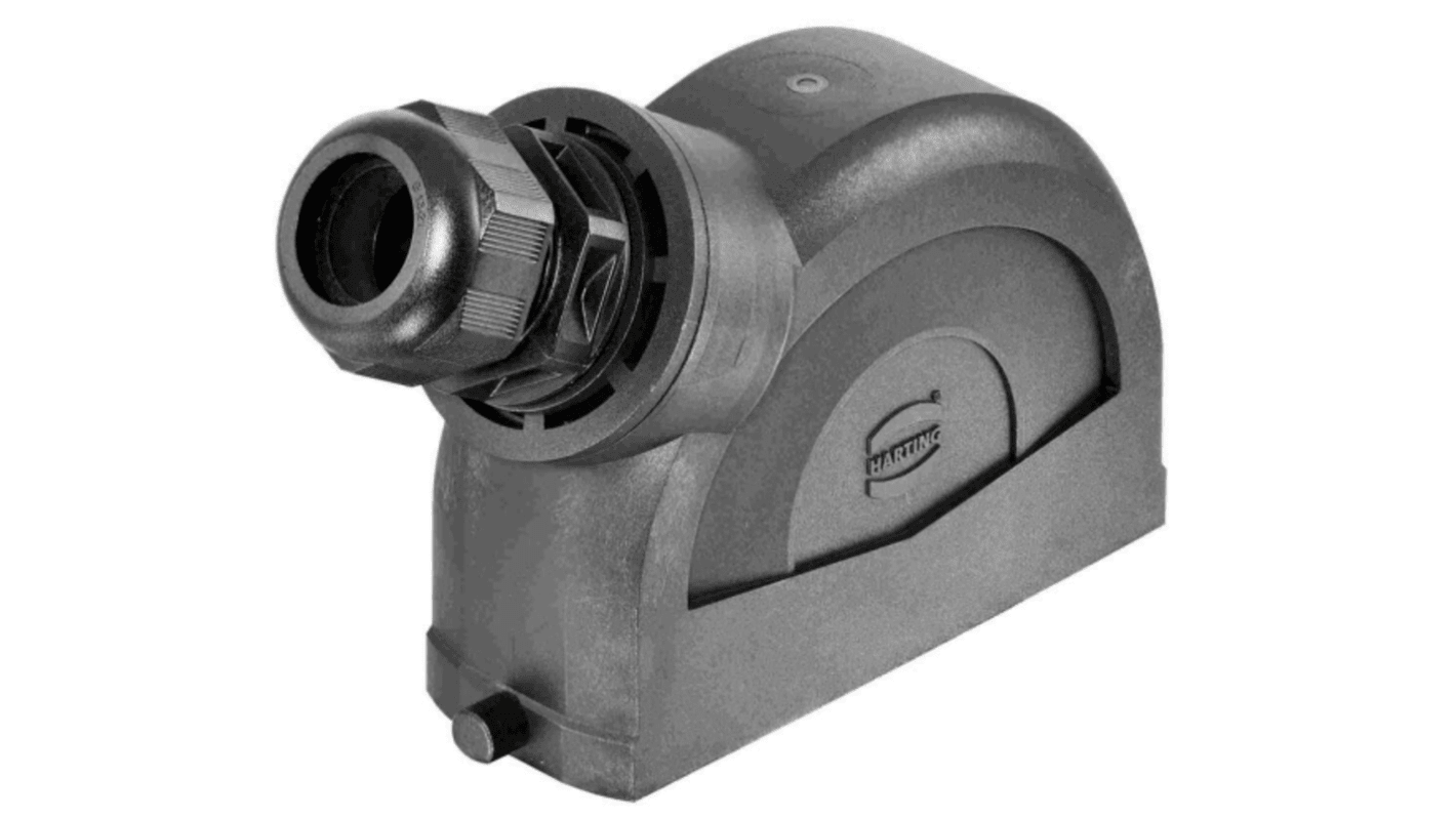 HARTING Han-Eco B Series Heavy Duty Power Connector Hood, M32 Thread, Side Entry Han-Eco Range