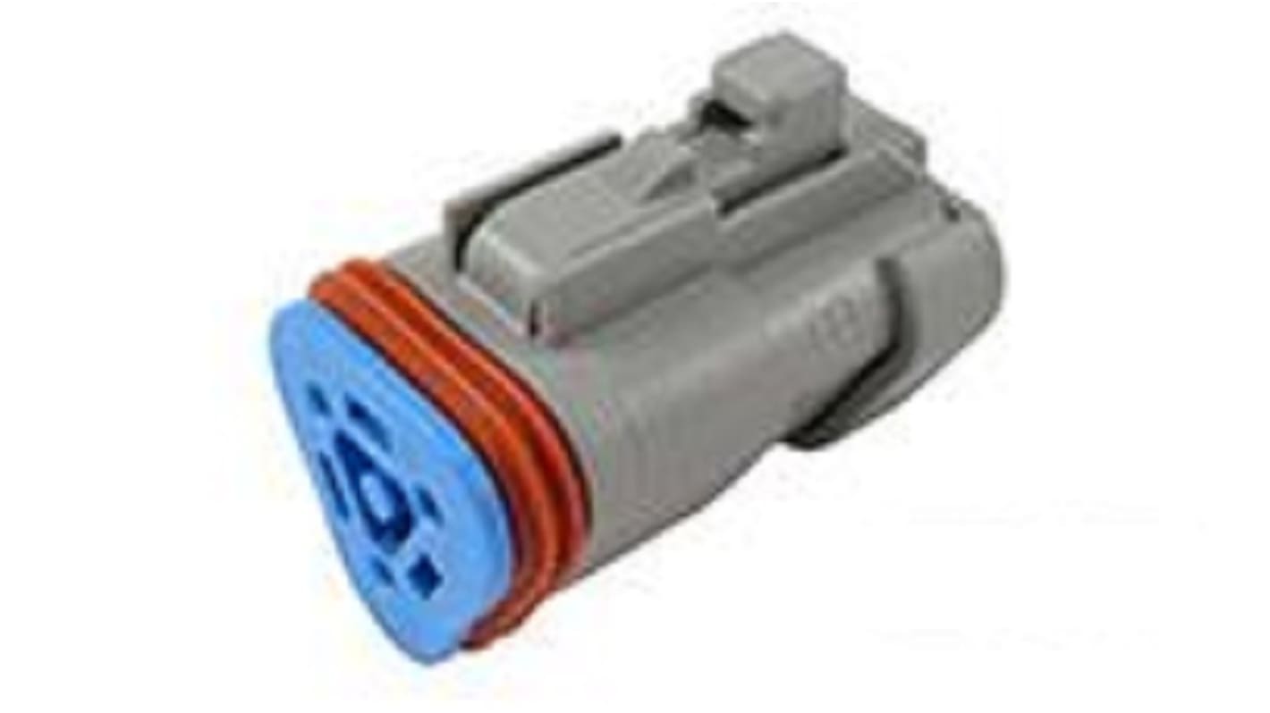 Conector de automoción Deutsch DT Macho de 3 vías en 3 filas, 13A, IP68