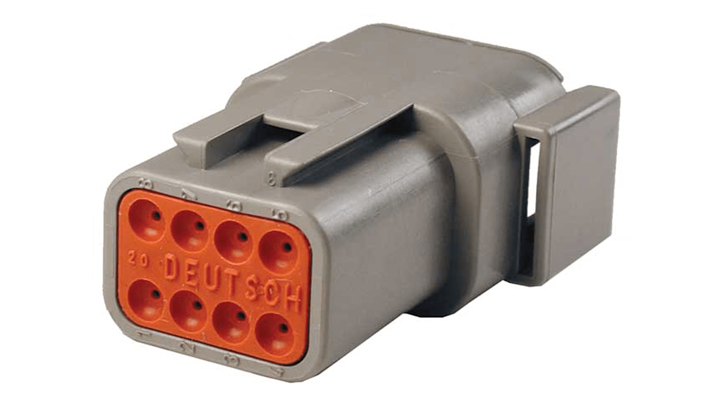 Deutsch DTM, 8P , 2 Rangées Connecteur automobile Femelle type Boîtier de connecteur