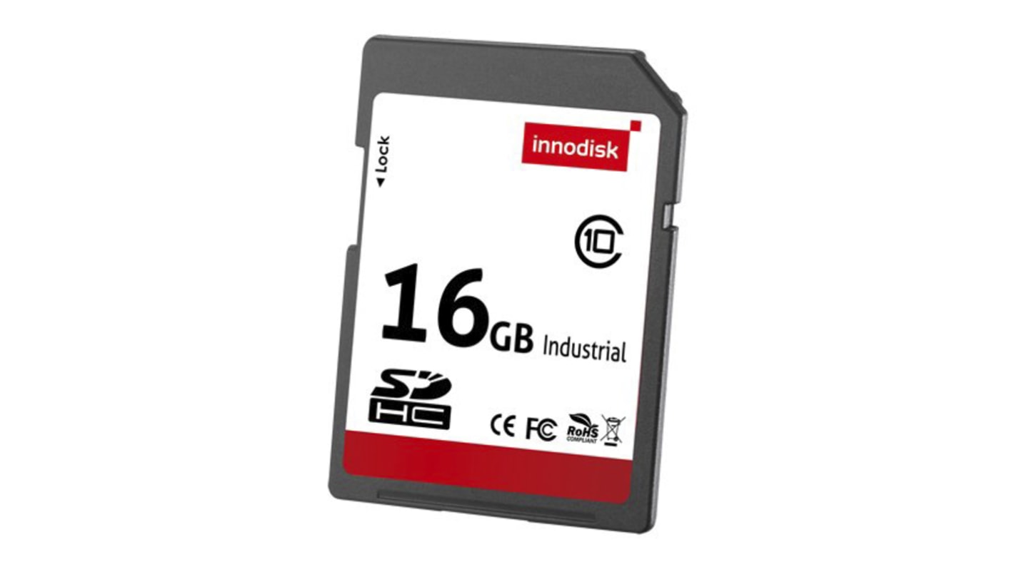 InnoDisk 3ME SDHC SD-Karte 16 GB Class 10 Industrieausführung, MLC