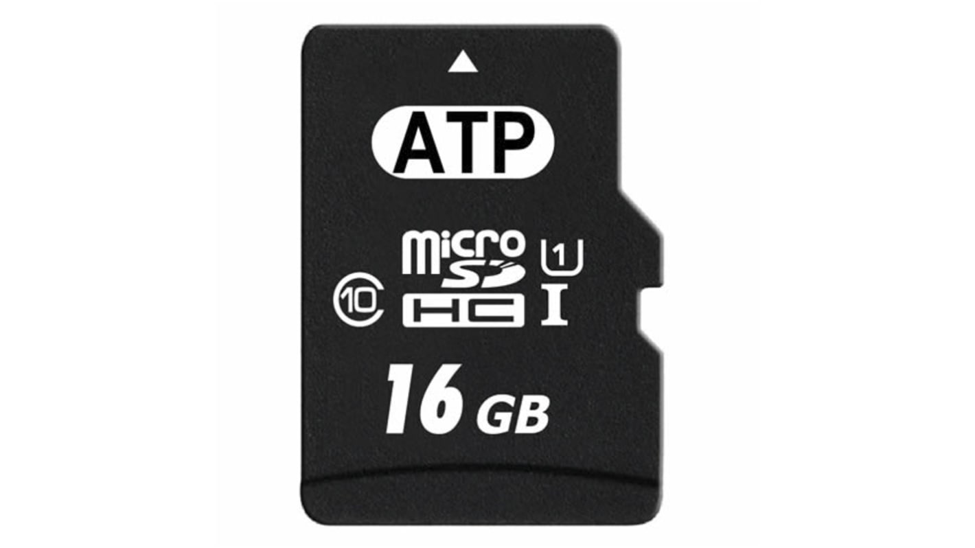 ATP 16 GB Industrial MicroSDHC Micro SD Card, Class 10, UHS-1 U1