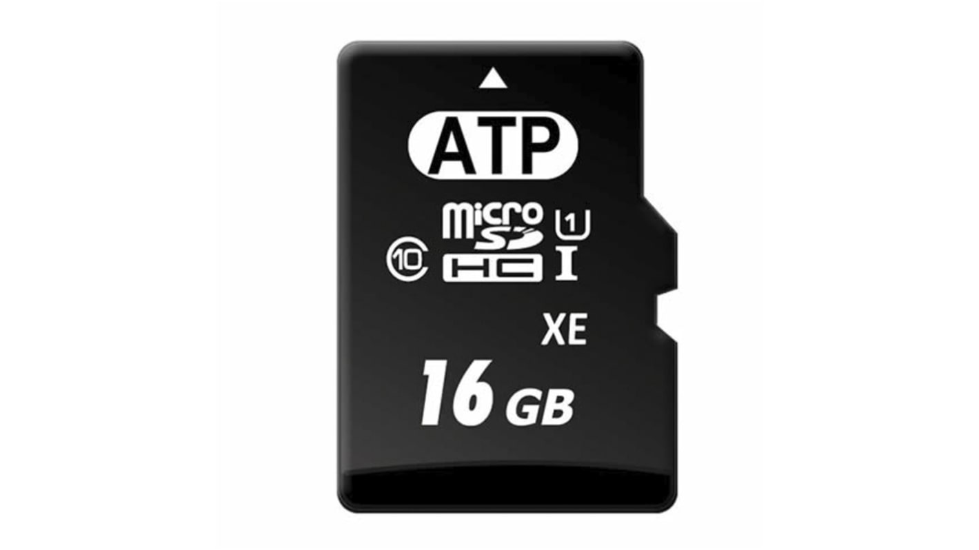 ATP S700Sc Micro SDHC Micro SD Karte 16 GB Class 10, UHS-1 U1 Industrieausführung, aMLC