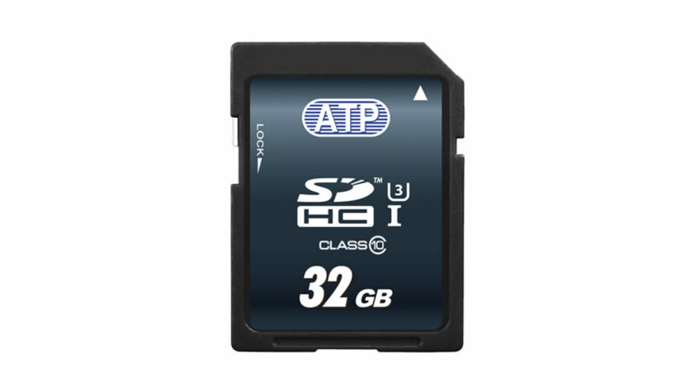 ATP 32 GB Industrial SDHC SD Card, Class 10, UHS-1 U1