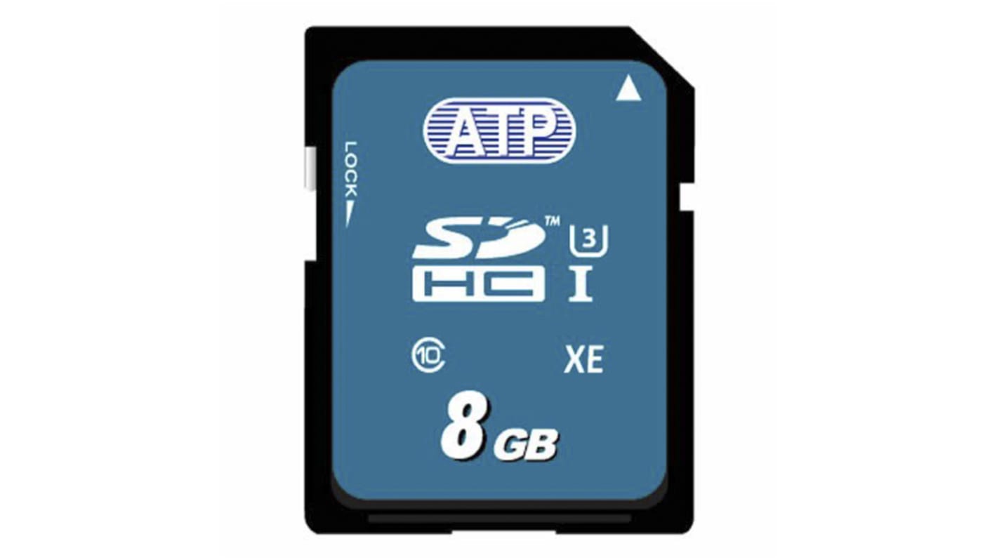 ATP S700Sc SDHC SD-Karte 8 GB Class 10, UHS-1 U1 Industrieausführung, SLC