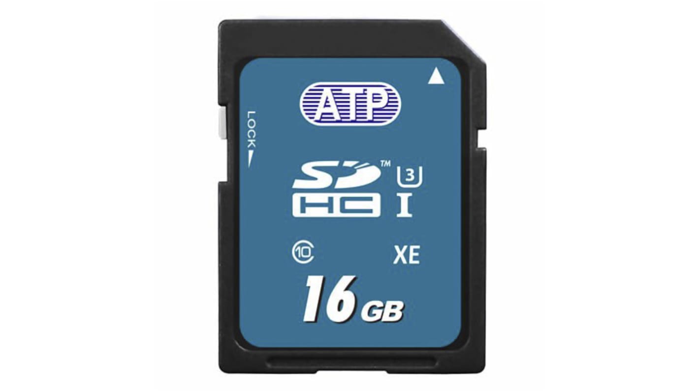 ATP 16 GB Industrial SDHC SD Card, Class 10, UHS-1 U1