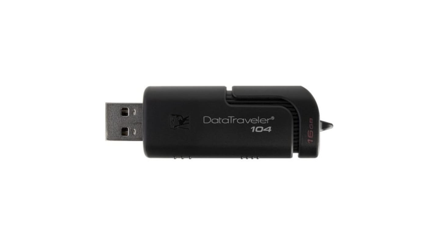 Kingston 16 GBU盘, USB 2.0, TLC, DataTraveler 104.