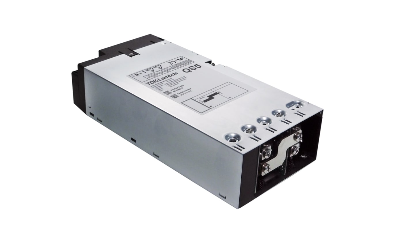 TDK-Lambda Switching Power Supply, QS5H-1200-24, 24V dc, 50A, 1.2kW, 1 Output, 90 → 264V ac Input Voltage