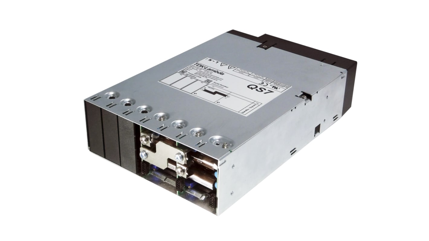 TDK-Lambda 1.2kW开关电源, 24V 直流, 50A, 底盘安装, QS系列