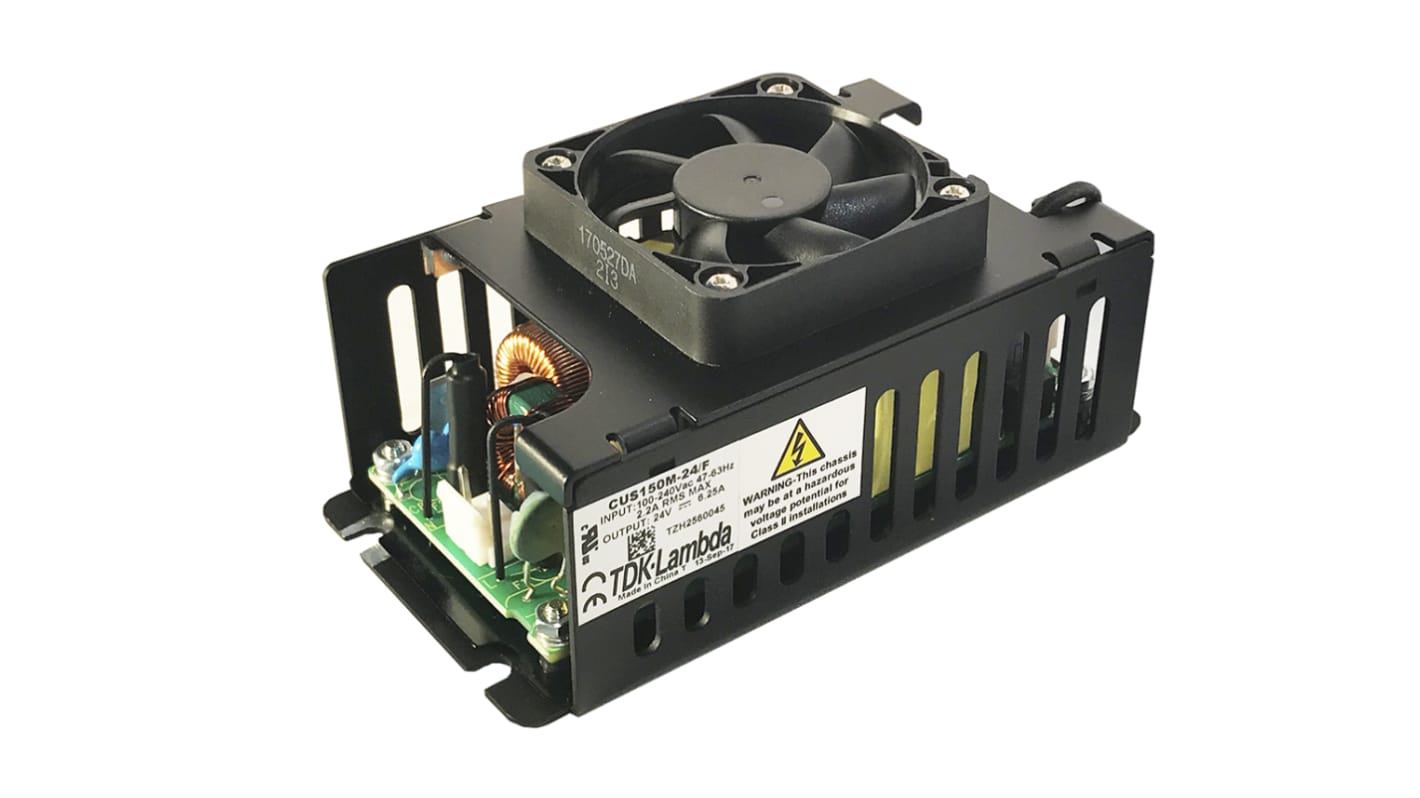 Alimentatore switching TDK-Lambda CUS150M-28/F, 150W, ingresso 85 → 264V ca, uscita 28V cc CUS150M