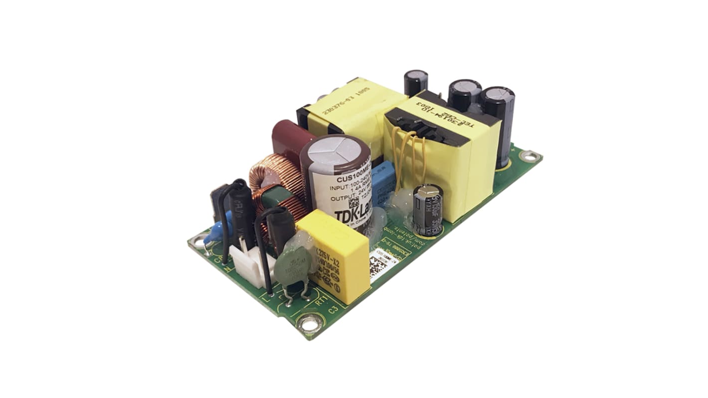 TDKラムダ スイッチング電源 24V dc 4.16A 100W