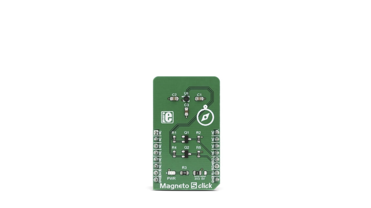 MikroElektronika Development Kit Detection of a Magnetic Field, Portable Electronic Compass Applications, Vehicle