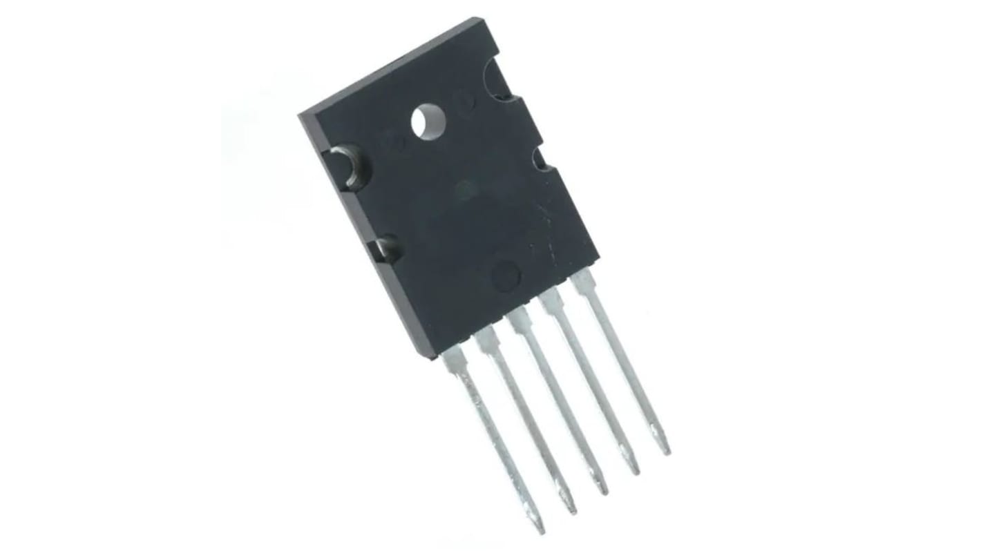 onsemi NJL1302DG PNP Transistor, -25 A, -260 V, 5-Pin TO-264