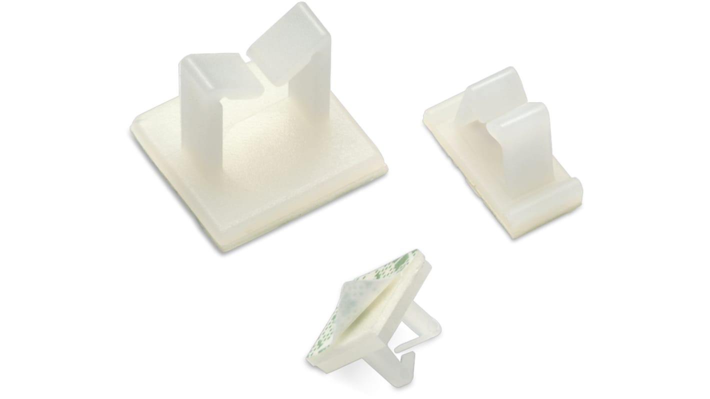 Portacavi Wurth Elektronik WA-CHAD in Nylon 66, 21 x 19 x 17.2mm, col. , Autoadesivo