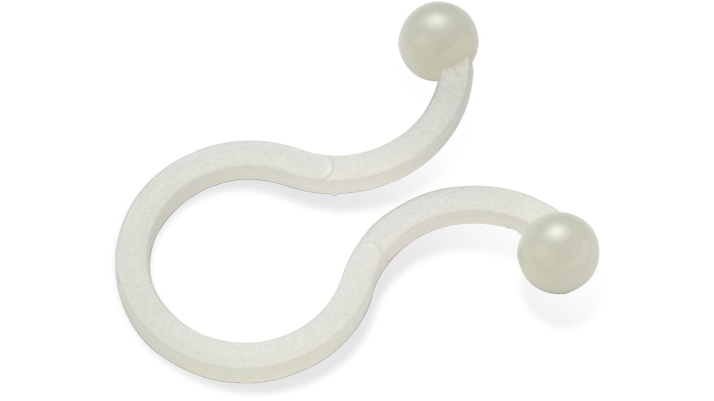 Wurth Elektronik Natural Nylon Twister Clip, 7.3mm Max. Bundle