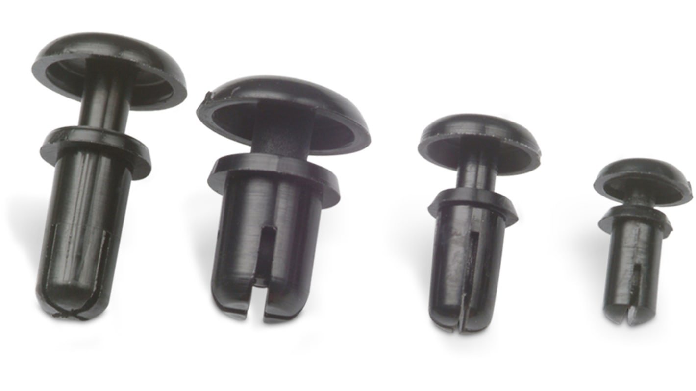 700972200, 4.5mm High Nylon Snap Rivet Support for 3mm PCB Hole, 6.3mm Base