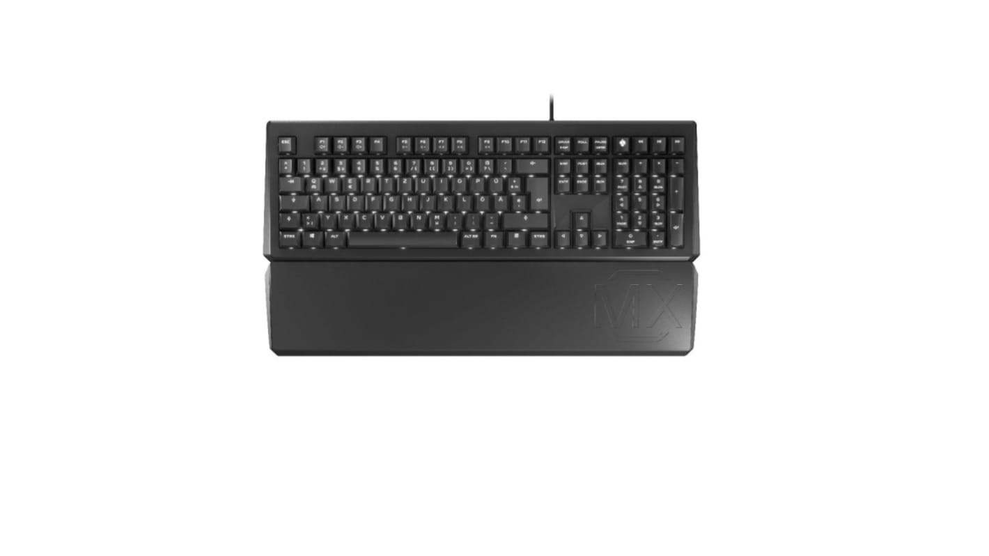 Cherry CHERRY MX Wired USB Keyboard, QWERTY (UK), Black