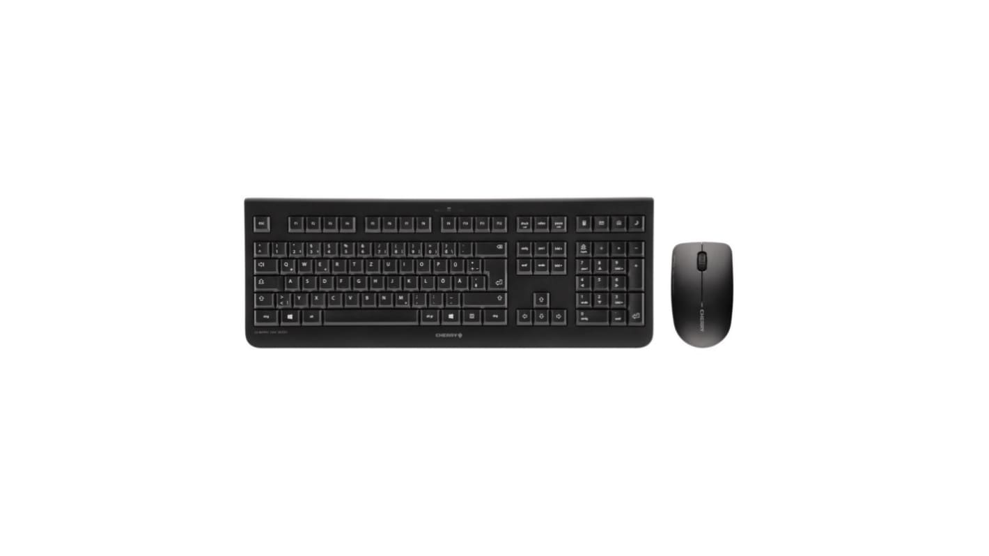 Cherry CHERRY DW 300 Wireless Keyboard, QWERTY (UK), Black