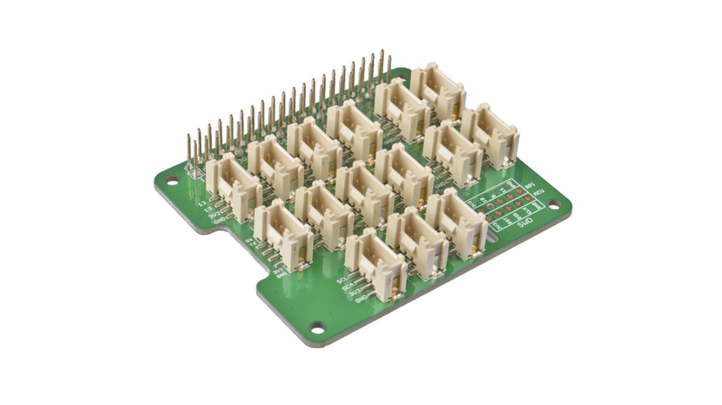 Seeed Studio Grove Base HAT with 13 Grove Module Connectors for Raspberry Pi