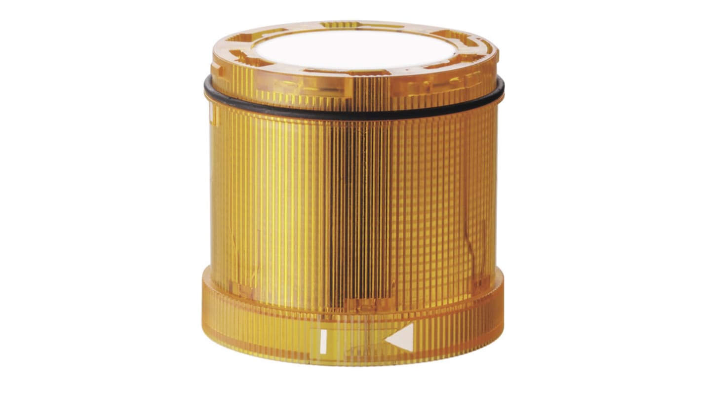 Werma KombiSIGN 72 Series Yellow Blinking, Steady Effect Beacon, 24 V, LED Bulb, AC, DC, IP65