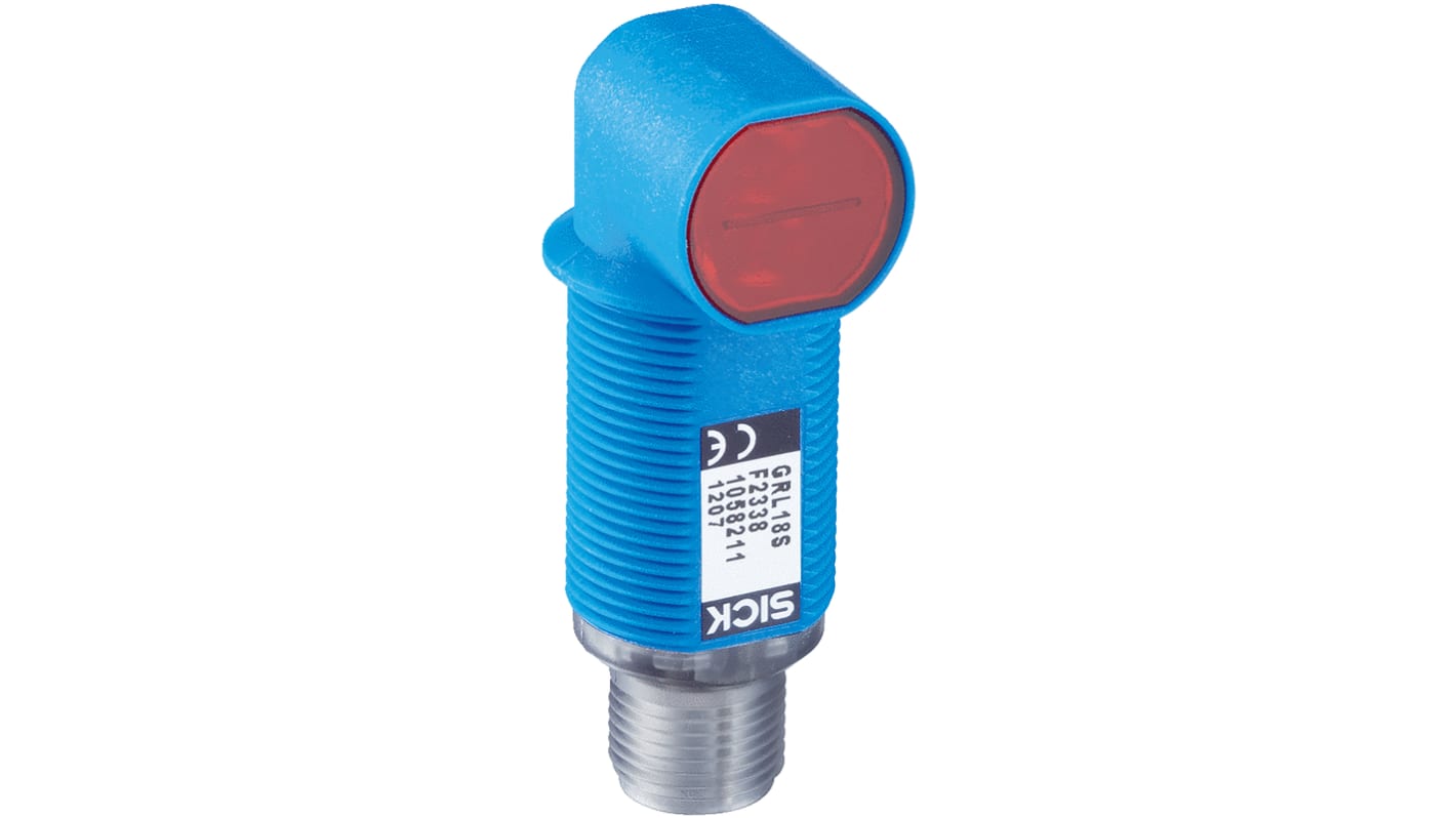 Rs-Online Sensore fotoelettrico Cilindrico SICK a diffusione rilevamento 10 mm → 400 mm uscita PNP