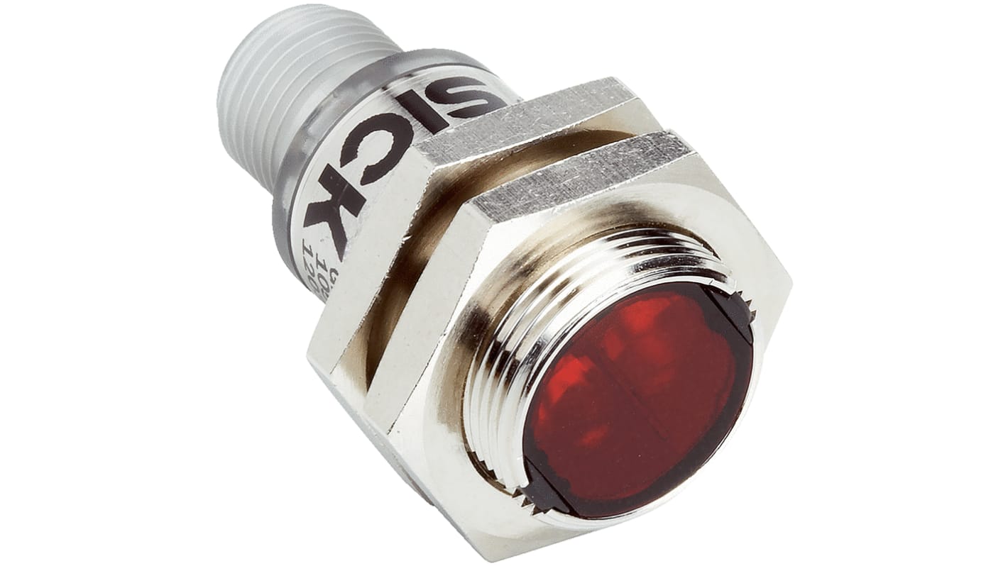 SICK Through Beam Photoelectric Sensor, Barrel Sensor, 0 → 10 m Detection Range
