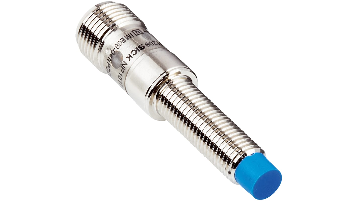 Sick Inductive Barrel Proximity Sensor, M8, 6 mm Detection, PNP NO, 10 → 30 V dc